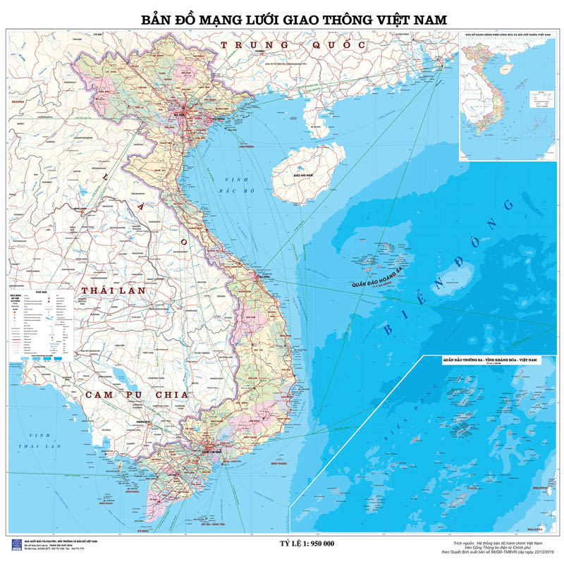 Bản đồ Việt Nam và bản đồ hành chính mới nhất của 63 tỉnh thành